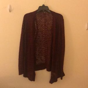 Burgundy Cardigan